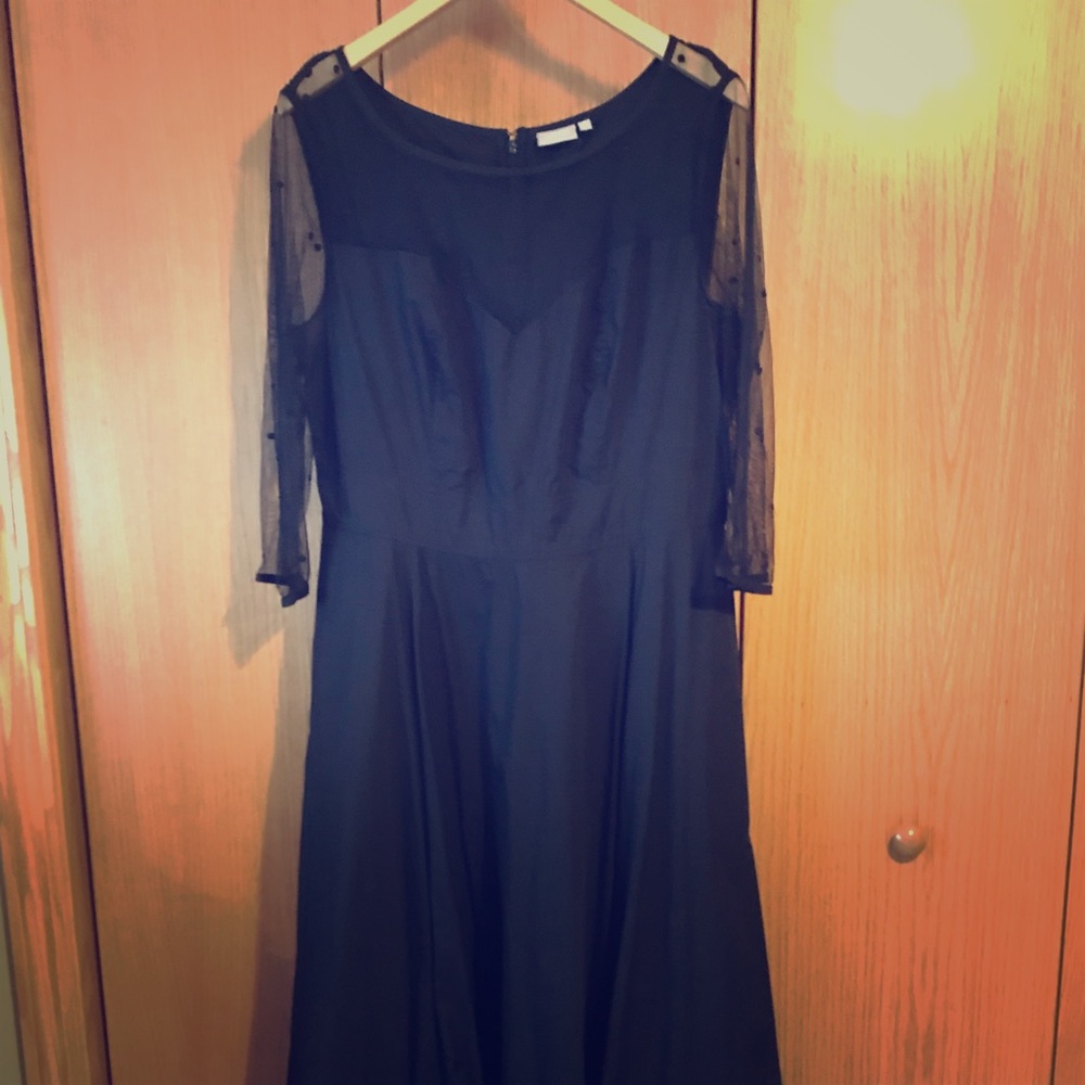 Floor Length Black Dress